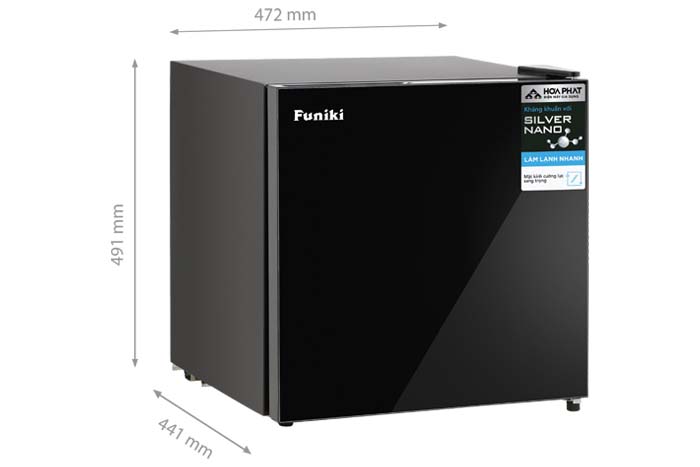 Tủ Lạnh Mini Funiki Cánh Kính 46 Lít HR S646GB